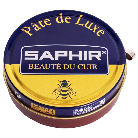 SAPHIR Beaute du Cuir Wax Shoe Polish Leather Boot Paste Shine Pate De Luxe 50ml