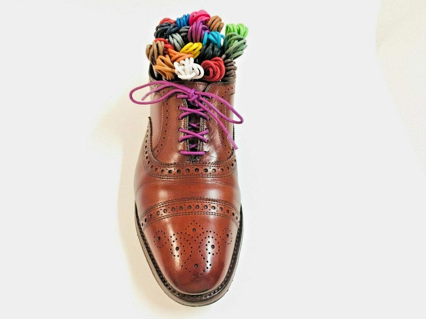 Round Premium Waxed Cotton Dress Shoelaces Fancy Shoe Boot Laces String Wax Coat