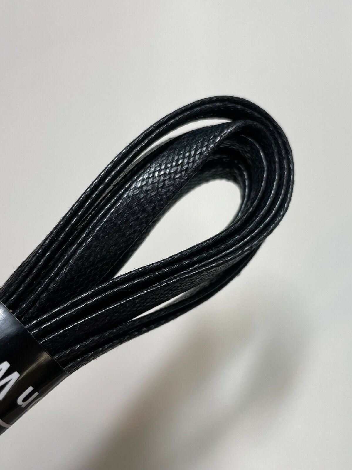 FLAT Premium Waxed Cotton Shoelaces Sneakers Colored Shoe Laces Boot Strings