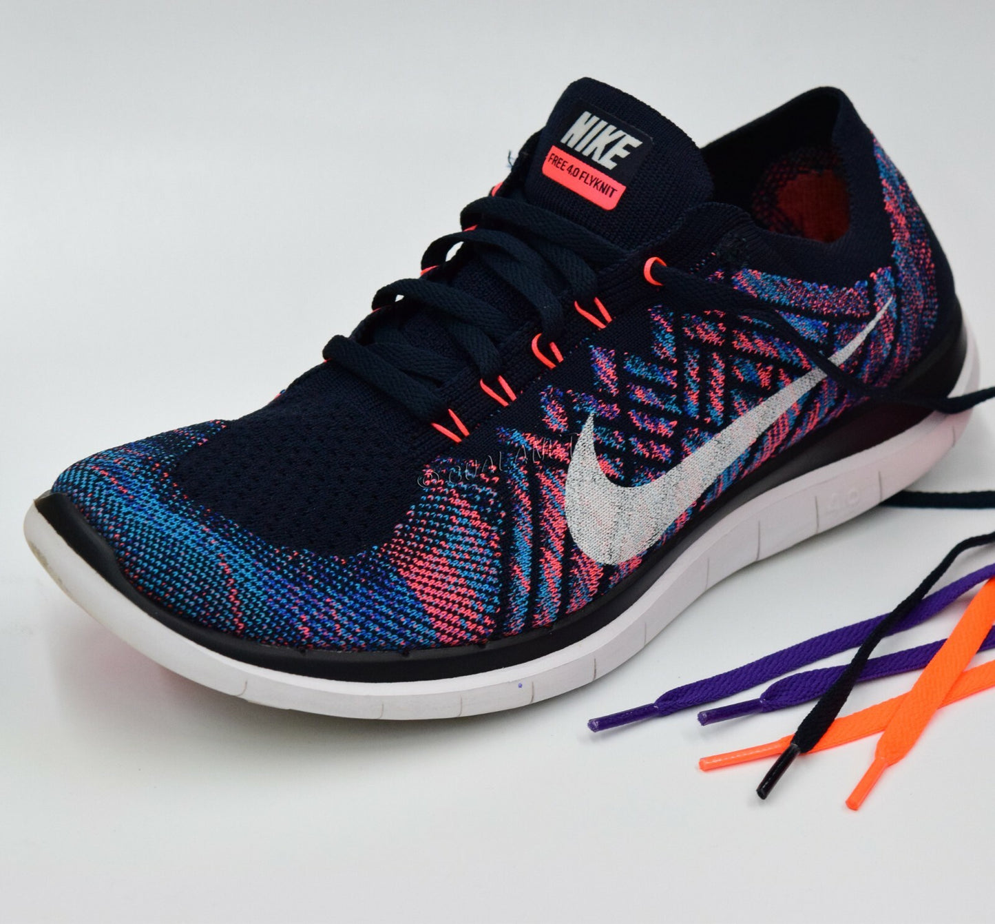 8mm FLAT Athletic Shoelaces Sport Shoe Strings Colorful Sneakers Boot Laces