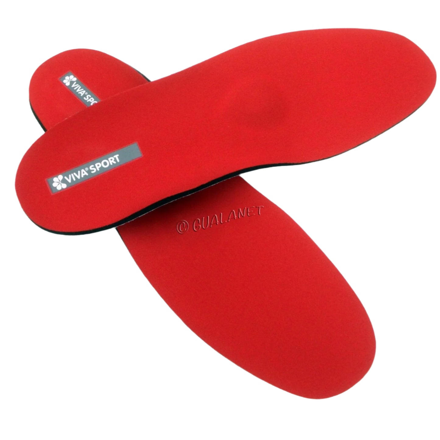 Pedag VIVA Sport Orthotic Insoles | Semi-Rigid Arch Support - Red