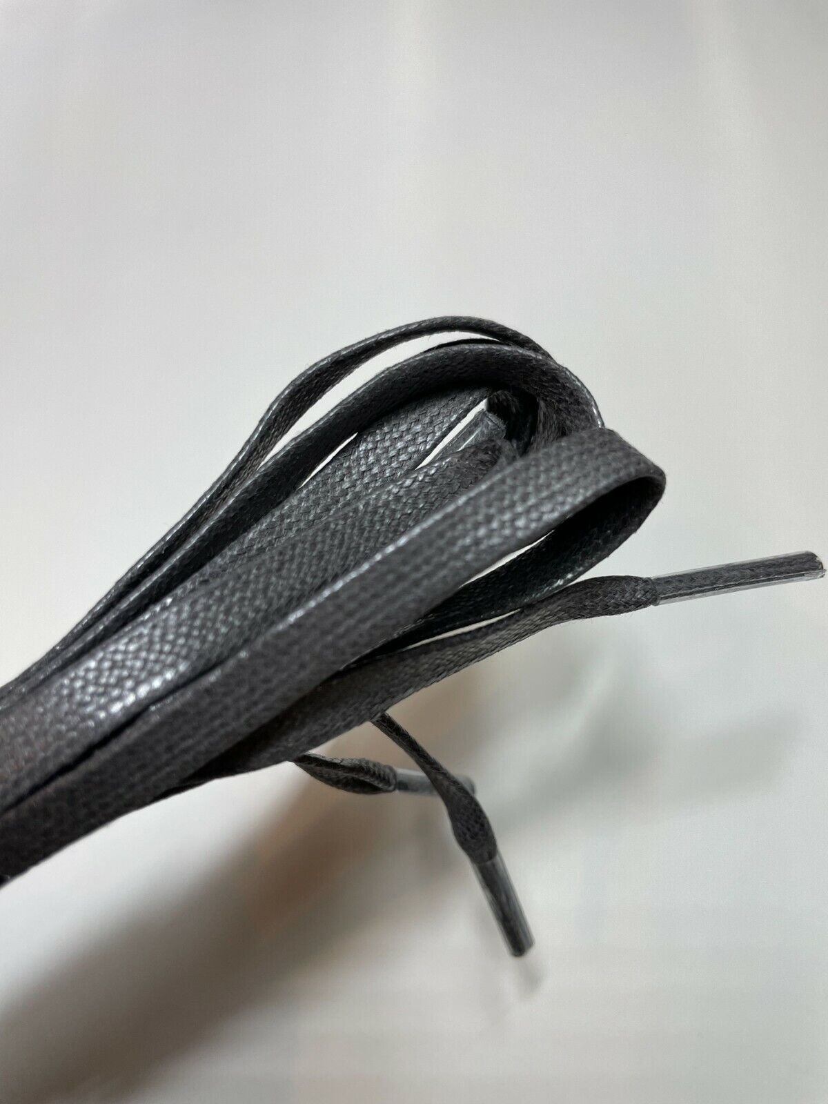 FLAT Premium Waxed Cotton Shoelaces Sneakers Colored Shoe Laces Boot Strings
