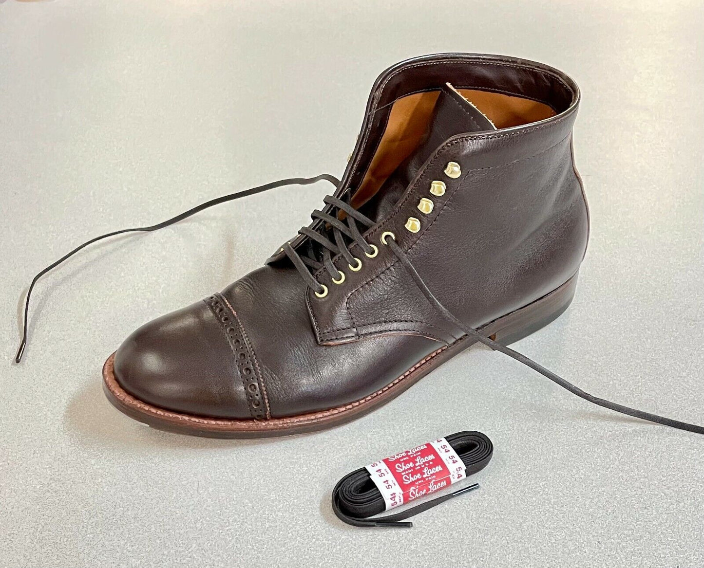 5mm FLAT Waxed Dress Shoelaces Boot Casual Oxford Shoe Laces Strings Bootlaces