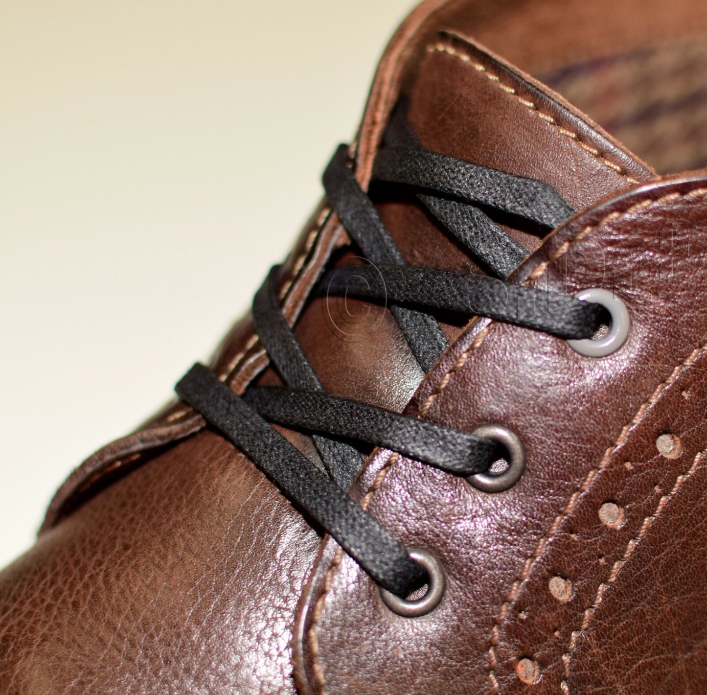 5mm FLAT Waxed Dress Shoelaces Boot Casual Oxford Shoe Laces Strings Bootlaces
