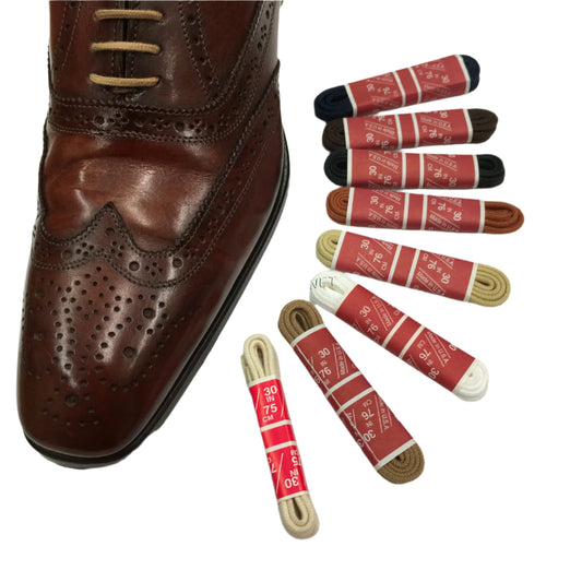 Thin Round Cotton Dress & Boot Laces - USA Made