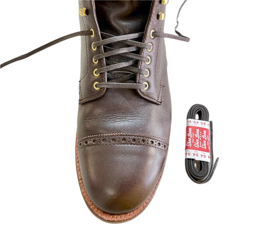 5mm FLAT Waxed Dress Shoelaces Boot Casual Oxford Shoe Laces Strings Bootlaces