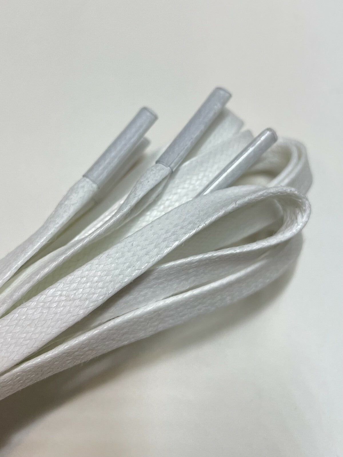 FLAT Premium Waxed Cotton Shoelaces Sneakers Colored Shoe Laces Boot Strings