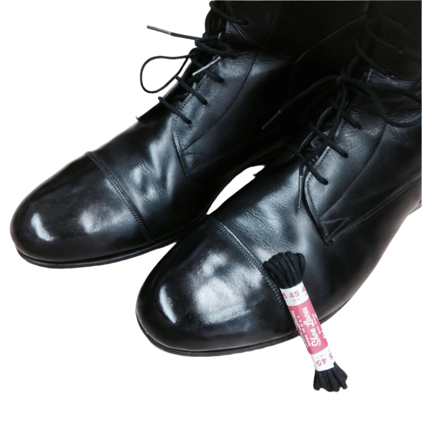 Thin Round Dress Shoe & Boot Laces (1 Pair) – Multiple Lengths & Colors