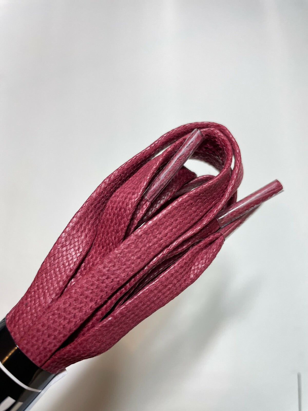 FLAT Premium Waxed Cotton Shoelaces Sneakers Colored Shoe Laces Boot Strings