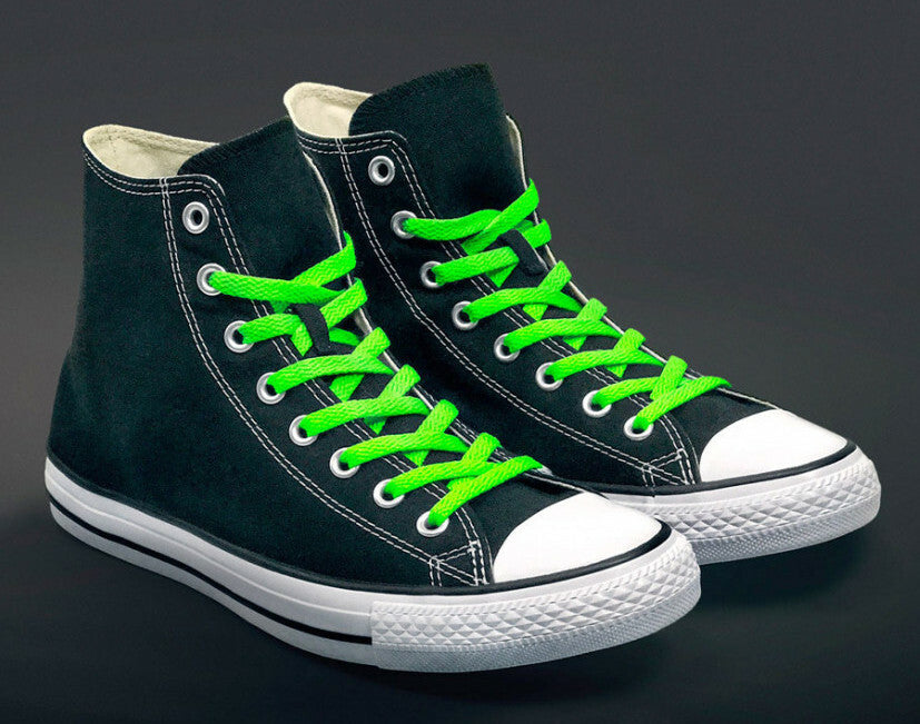 8mm FLAT Athletic Shoelaces Sport Shoe Strings Colorful Sneakers Boot Laces