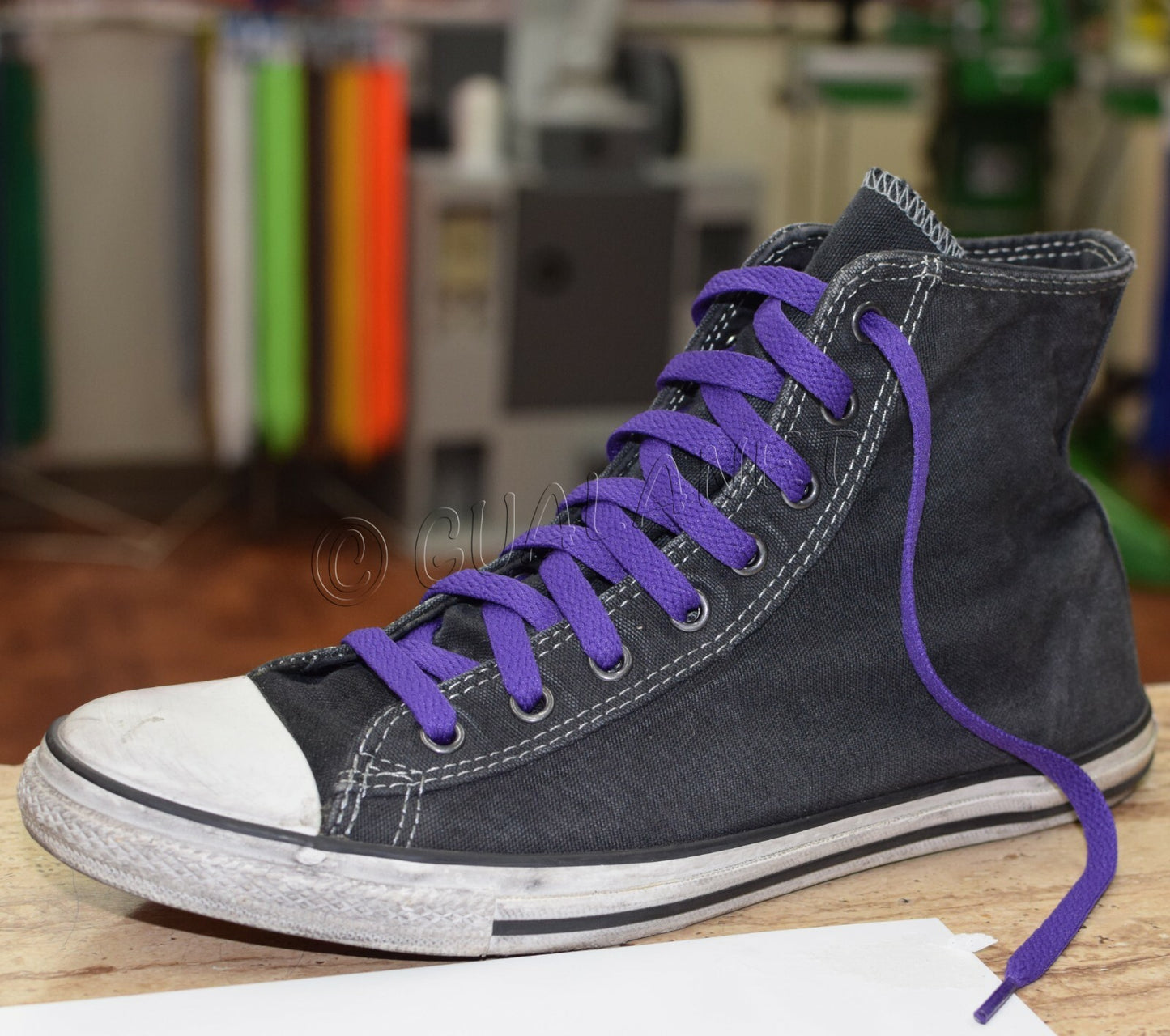 8mm FLAT Athletic Shoelaces Sport Shoe Strings Colorful Sneakers Boot Laces