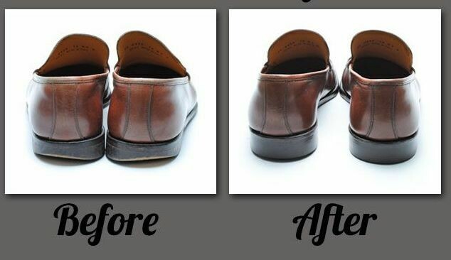 Men's Heels Re-crafting Mail-In Shoe Repair Service