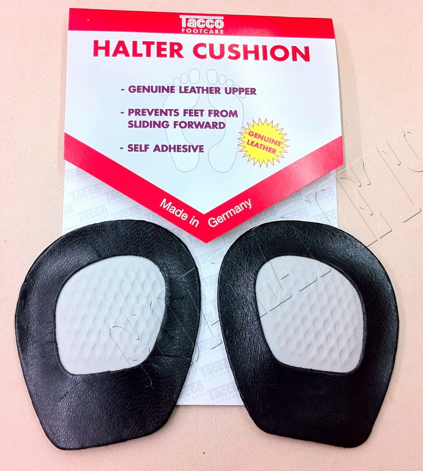 Tacco 606 Halter Metatarsal Leather Cushions Anti Slip Stop Feet Sliding Forward